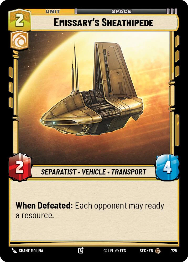 Emissary's Sheathipede (725) (Foil) (725) [Secrets of Power]