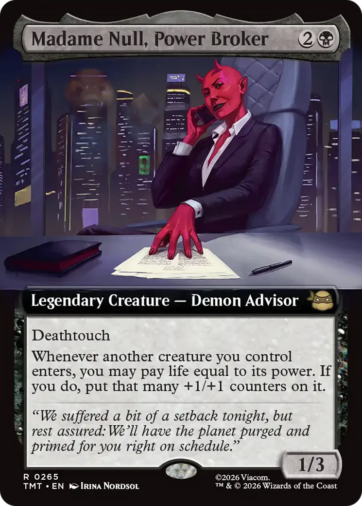 Madame Null, Power Broker (Extended Art) [Teenage Mutant Ninja Turtles]