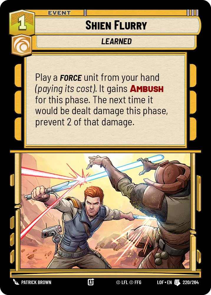Shien Flurry (220/264) (220/264) [Legends of the Force]