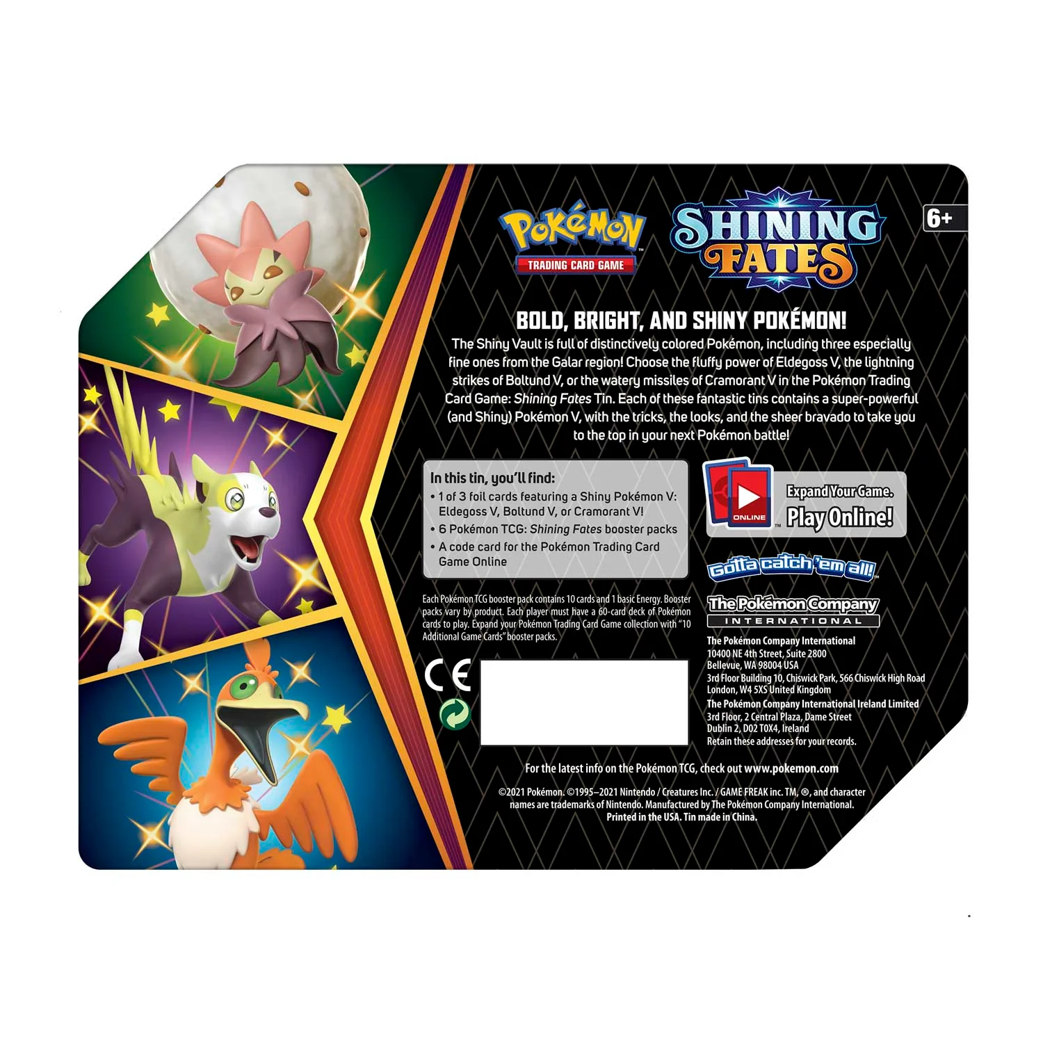 Shining Fates - Collector's Tin (Cramorant V) - Image 2