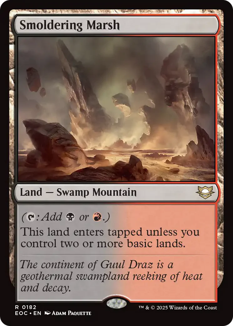 Smoldering Marsh [Edge of Eternities Commander]