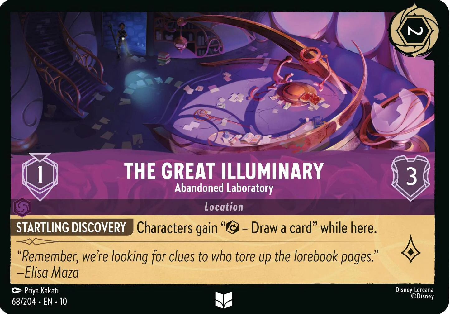 The Great Illuminary - Abandoned Laboratory (69/204) [Whispers in the Well]