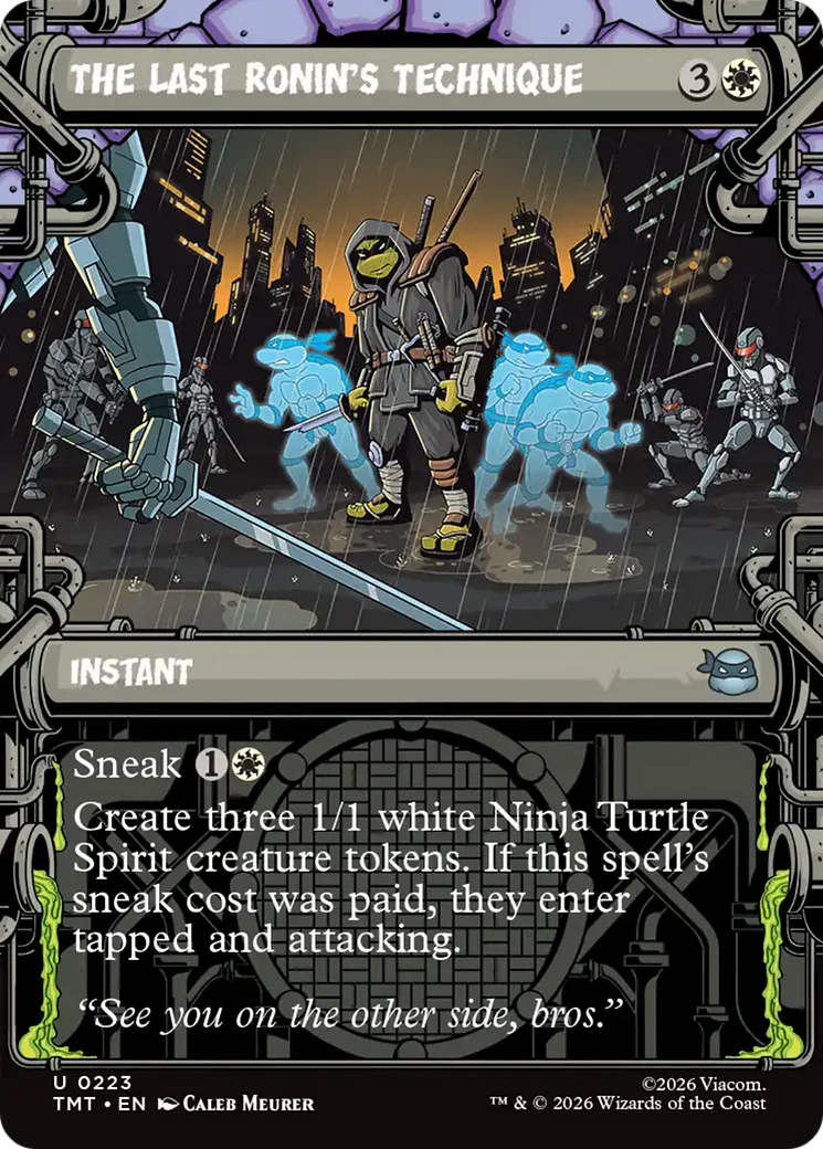 The Last Ronin's Technique (Showcase) [Teenage Mutant Ninja Turtles]