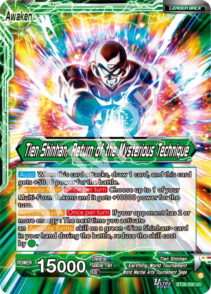 Tien Shinhan // Tien Shinhan, Return of the Mysterious Technique (BT28-056) [Prismatic Clash] - Image 2
