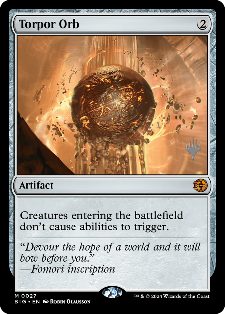 Torpor Orb [Lorwyn Eclipsed Promos]